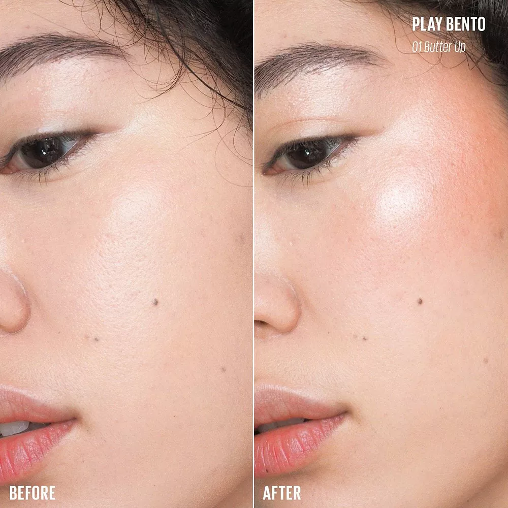 Kaja Face Bento Cream Bronzer, Powder Blush & Highlighter Sculpting Trio - Image 3