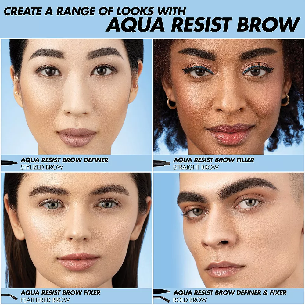 MAKE UP FOR EVER Aqua Resist Waterproof Eyebrow Filler Pencil - Image 3
