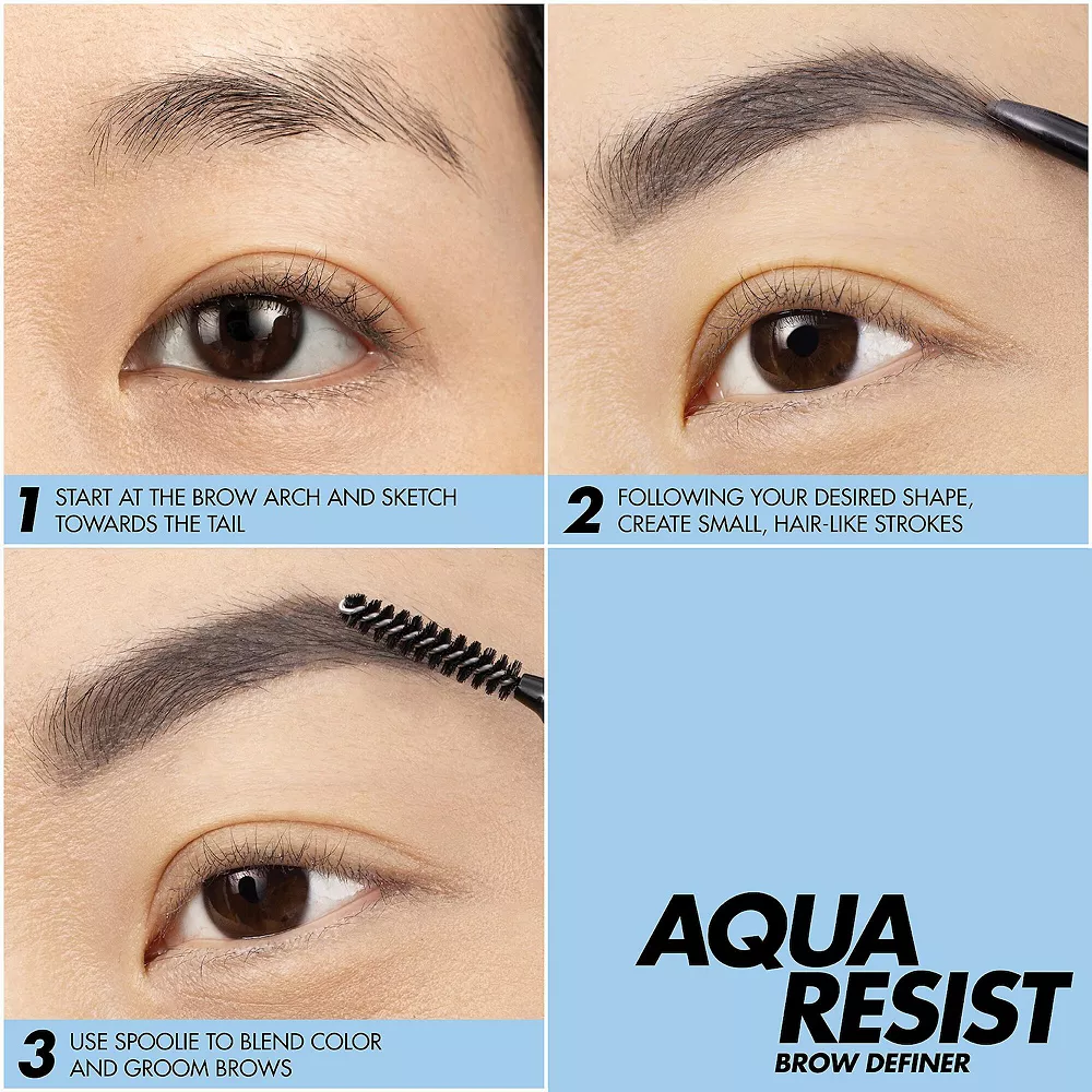 MAKE UP FOR EVER Aqua Resist Waterproof Eyebrow Filler Pencil - Image 5