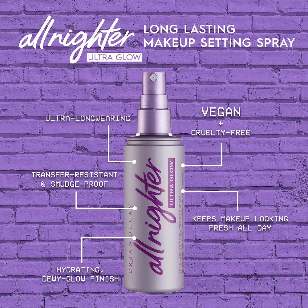 Urban Decay Ultra Glow All Nighter Setting Spray - Image 2
