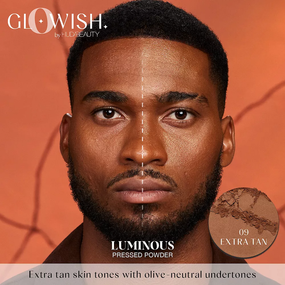 HUDA BEAUTY GloWish Lightweight Blurring Pressed Powder - Image 4