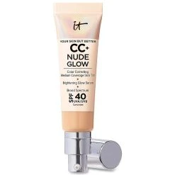 IT Cosmetics CC+ Nude Glow Lightweight Foundation + Glow Serum With SPF 40 And Niacinamide
