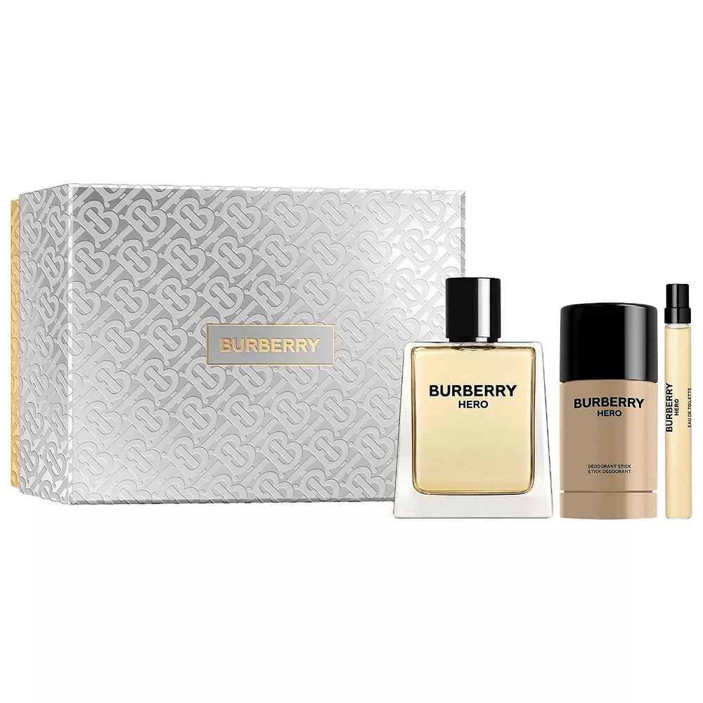 Burberry Hero Eau De Toilette Gift Set 2 Burberry Hero Eau De Toilette Gift Set